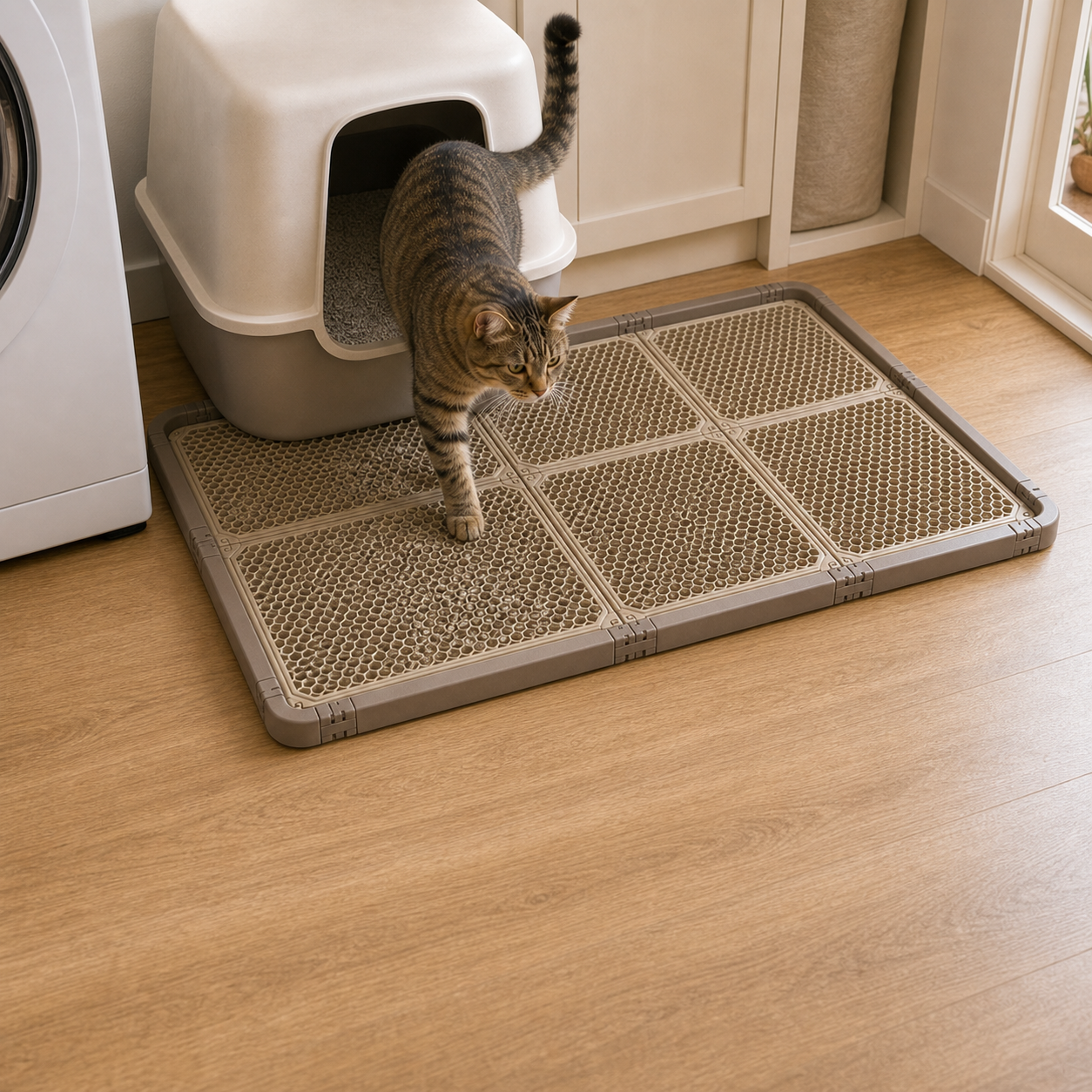 Modular cat litter mat system product image