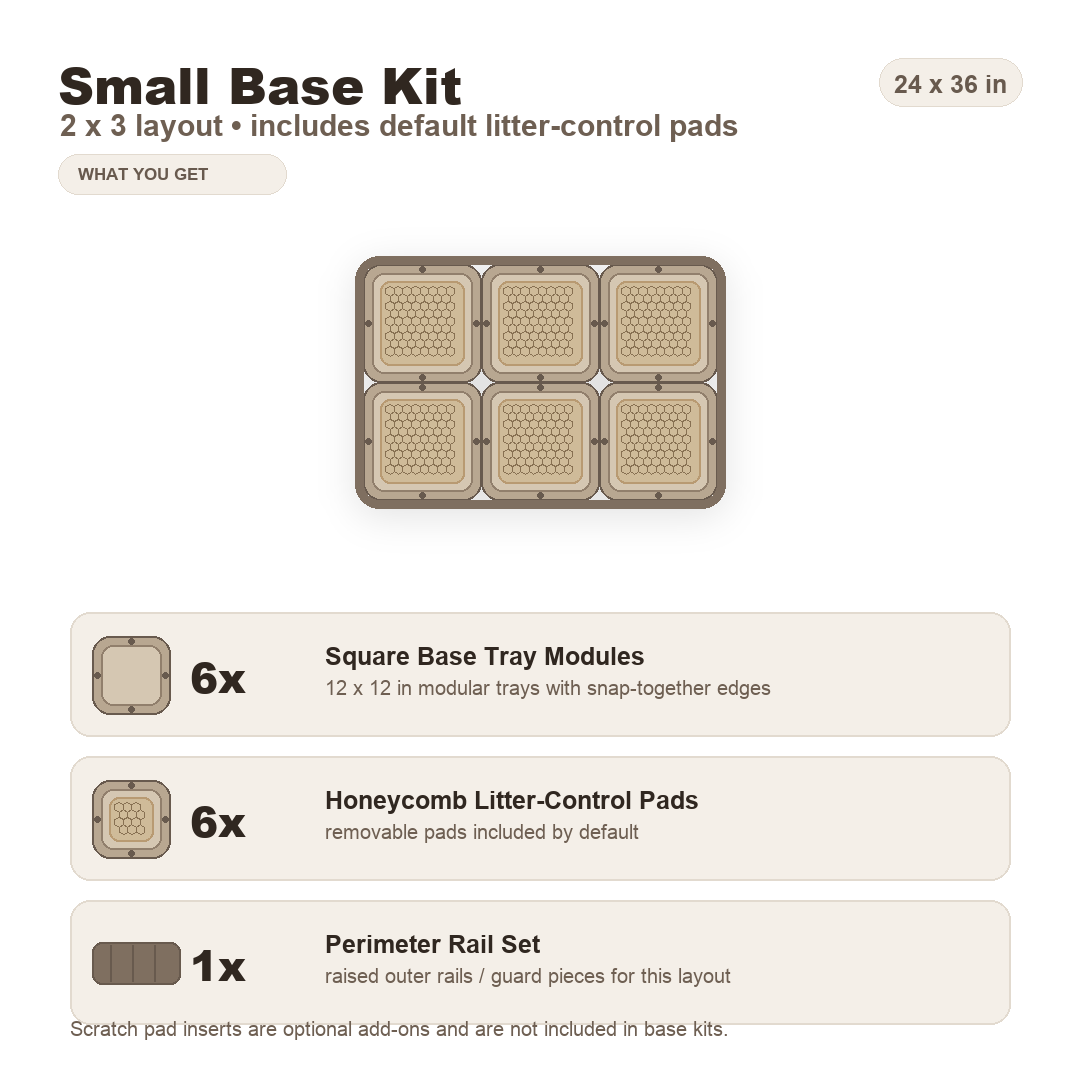 Modular cat litter mat system product image