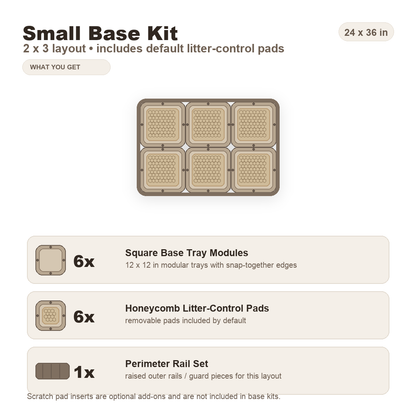 Modular cat litter mat system product image