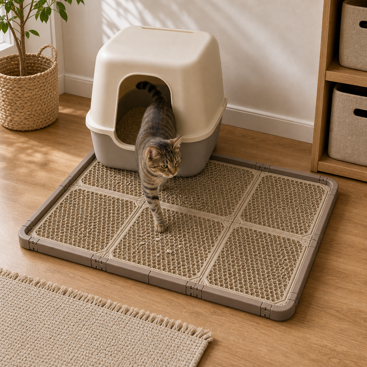 Modular cat litter mat system product image