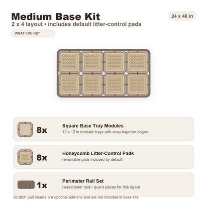 Modular cat litter mat system product image