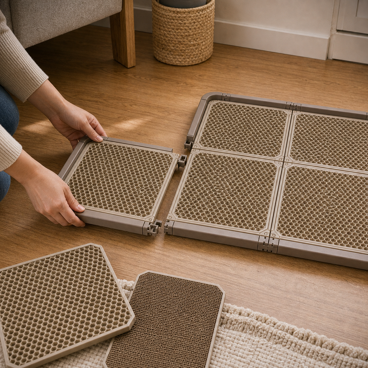 Modular cat litter mat system product image