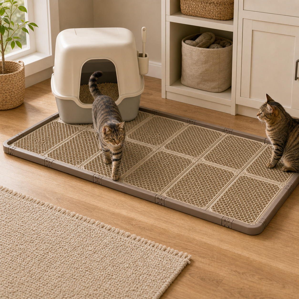 Modular cat litter mat system product image