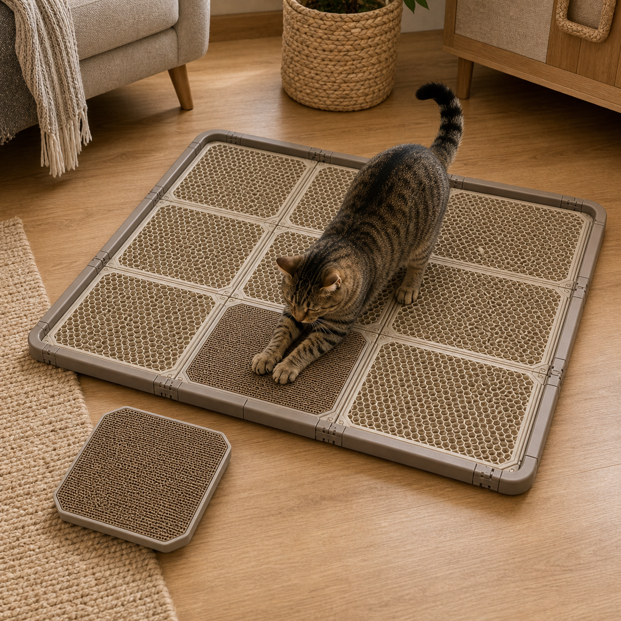 Modular cat litter mat system product image