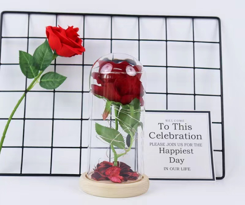 nestandcart.com Enchanted Glitter Rose